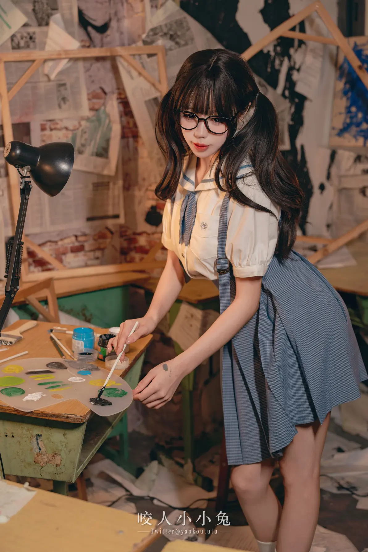 黏黏团子兔 角色还原摄影写真 4